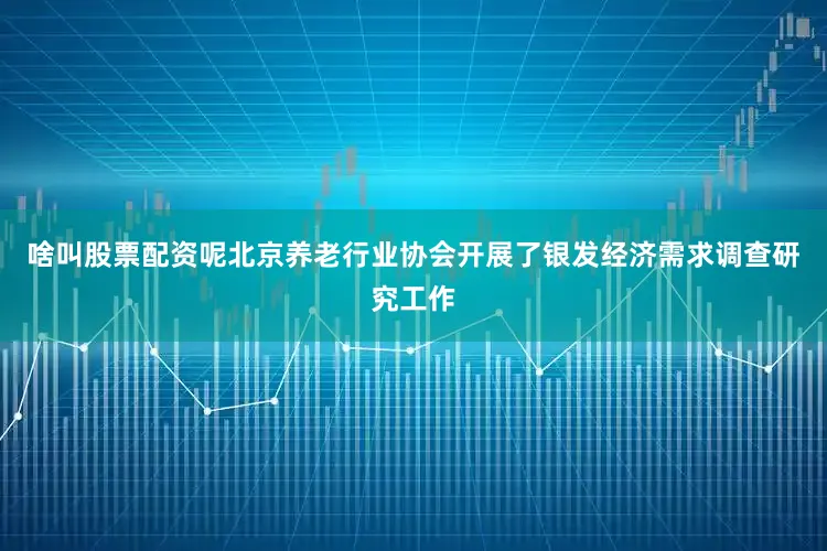 啥叫股票配资呢北京养老行业协会开展了银发经济需求调查研究工作