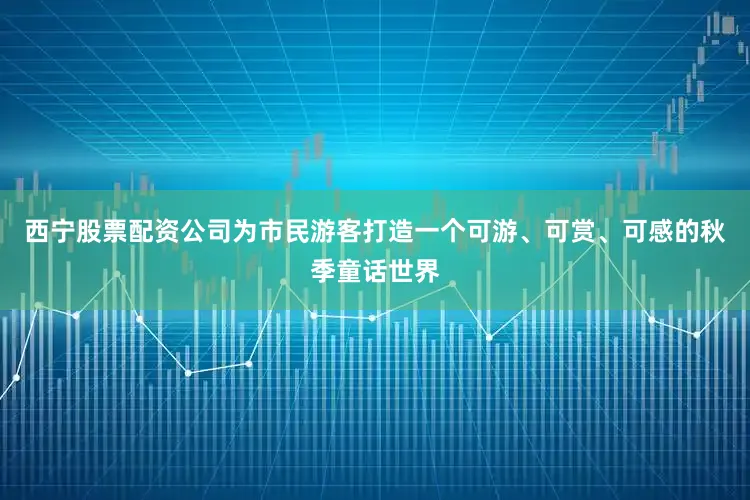 西宁股票配资公司为市民游客打造一个可游、可赏、可感的秋季童话世界